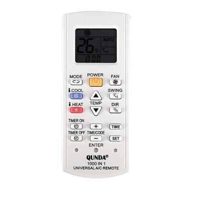 China Single Duty A/C LCD Display Air Conditional 1000 in 1 Universal Remote Controller for Qunda for sale