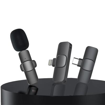 China Portable External Microphone Min Mic Wireless Lavalier Headset Mic Microphone For Live Stream for sale