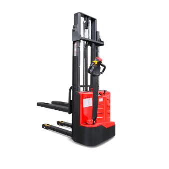 China Hotels 1500kg Electric Battery Pallet Stacker Stacker With Optional Lifting Height Stacker for sale