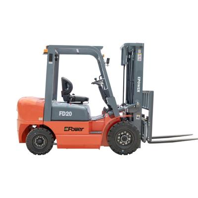 China Hotels China Diesel 2ton Forklift Machine Price 2t Diesel Forklift for sale