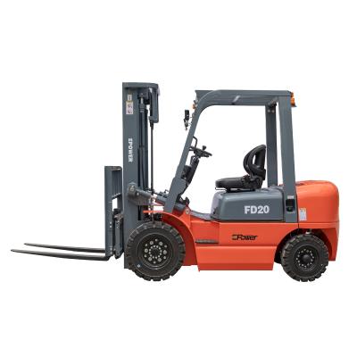 China Hotels Japan Isuzu C240 ​​Engine Small 2 Ton Forklift Diesel Engine 2 Ton Forklift Truck 2000 Kg for sale