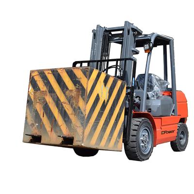 China Hotels FD45 FD 50 4 ton 4.5 ton 5 ton diesel forklift with 3 isuzu engine presents 4.5 m2 years warranty for sale