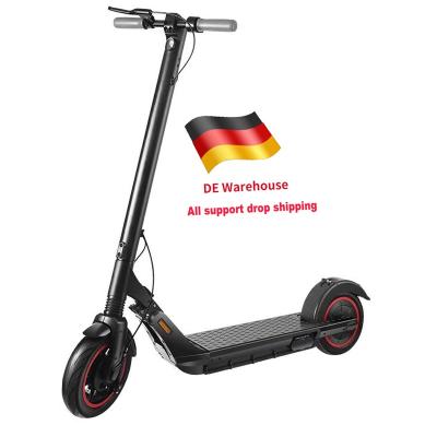 China Outdoor Sports Overseas Warehouse 350w 30km/h 10 Inch Foldable E Scooter Powered Scooter With Speakers for sale