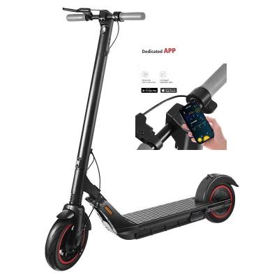 China Motor 350W Unisex Electric Scooters Foldable For Adults Music And LED Light Two-wheel patinete electrico for sale