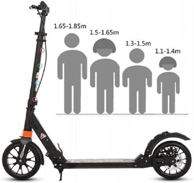 China Men Eu Running E-scooter Folding Motor LCD 8inch Lithium Battery Electric Scooter for sale