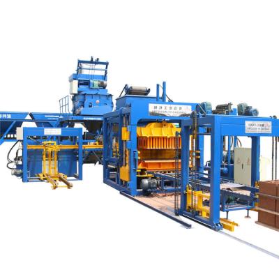 China Building Material Shops QT10-15 Full Automatic Concrete Cement Block Brick Interlock Hollow Interlock Paver Machine High Quality Making Machine Price In India for sale