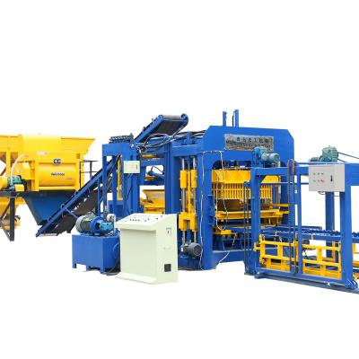 China Building Material Shops QT15-15 Automatic Cement Block Brick Production Line Making Machine Price In Ethiopia for sale