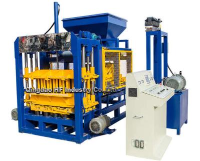 China QT4-16 Hotels Complete Set Automatic Brick Making Machine Cement Block / Hydraulic Cement Making Machinery for sale