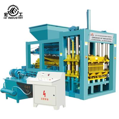 China Building Material Shops QT4-16 Full Automatic Hollow Block Making Machine Hydraulic Interlocking Paver Machine Price for sale