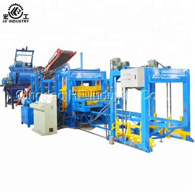 China CONCRETE QT6-15 Unni Full Automatic Hydraulic Concrete Interlocking Paver Hollow Wall Block Making Machine Bangladesh for sale