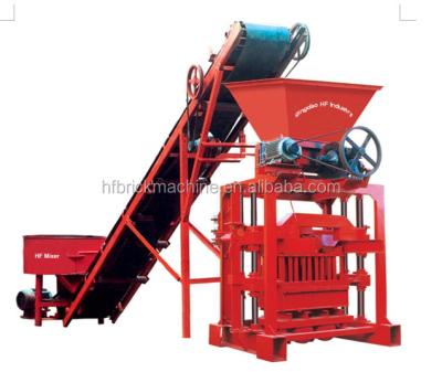 China Sand/Cement/Stone/Ash Crushed/Slag QT4-35 Manufacturer Good Quality Advanced Manual Cement Blocks Hollow Cement Paver Block Machine for sale