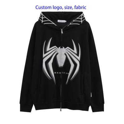 China Anti-wrinkle OEM High Quality 400GMS Custom hoodie no strings Oversized Screen Print puff print No Pockets Raw Hem custom hoodies for sale