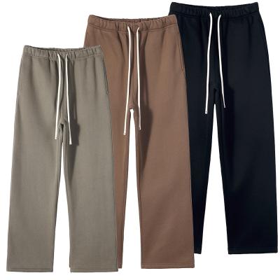 China Anti-wrinkle Wholesale OEM High Quality Fashion Trackpants Blank Sweatpants Custom Jogging Pants Printing Plain Fleece Nude Sweat Jogger Men for sale