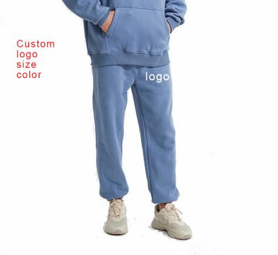 China Anti-wrinkle Heavyweight Hoodie And Pants Set Cotton Fleece Sweatshirt Tracksuit Men Track Suits Tracksuits Custom Logo for sale