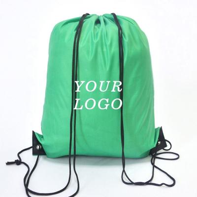 China Reusable Cheap High Quality Color Shopping Bag OEM Brand Drawstring Design Custom Nonwoven Daily Bag for sale