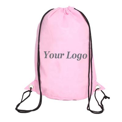 China Low MOQ Reusable Eco Friendly Cheap Free Samples Customized PP Non Woven Reusable Drawstring Bags for sale