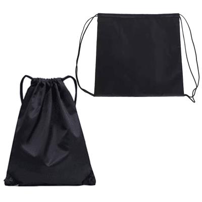 China Easy To Use Reusable Drawstring Laundry Bag Sealing Bag Eco-Friendly, Firm And Durable Commercial Polyester Drawstring Package Bag For Shopping for sale