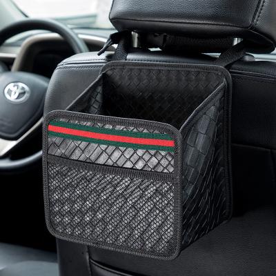 China New design viable hot selling leather car back seat storage box car accessories storage in low price for sale