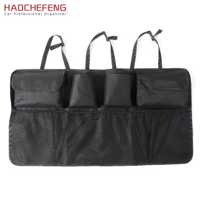 China Polyester Haochefeng Factory Auto Durable Large Capacity Trunk Bag Car Boot Folding Folding Storage Container for sale