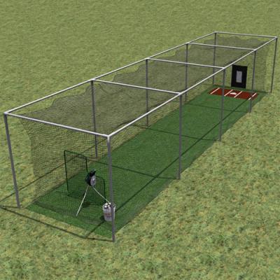 China Practice / Customized Heavy Duty HDPE Training Baseball Hitting Cage Net Batting Practice Baseball Durable Indoor / Outdoor Weather Proof Netting for sale