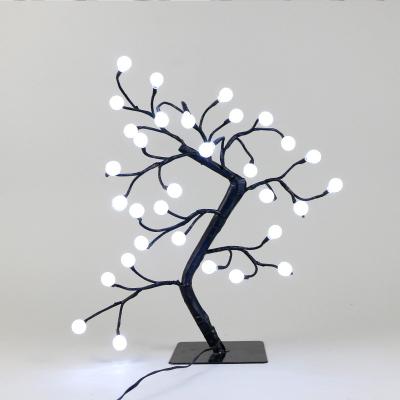 China Led Bulb Plant 45cm Light Led Bulb Flower Pot Twig Artificial Birch Indoor Christmas Decoration Supplies Tree Lights for sale