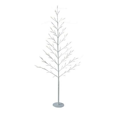 China Artificial White Decorative Snow Tree Light 150cm Holiday Garden Branch Twig Light Tree for sale