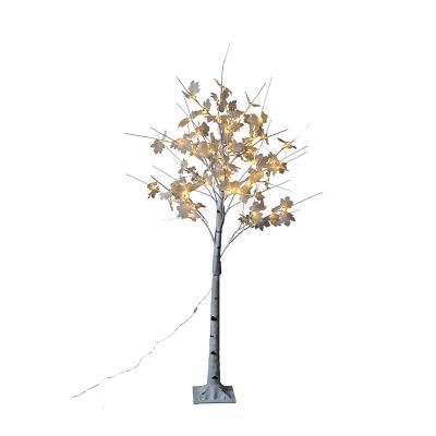 China Outdoor Iron Waterpoof / Plastic Artificial Holiday Light Decoration Led Christmas Birch Tree Lights for sale