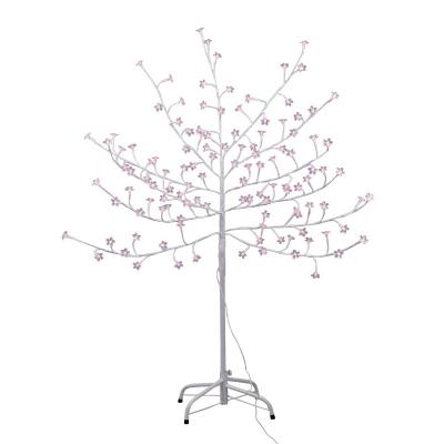 China White Birch Wedding Cherry Blossom Light 120cm Decoration Twig Led Cherry Blossom Tree Light Pink Artificial Flower Outdoor Branches for sale