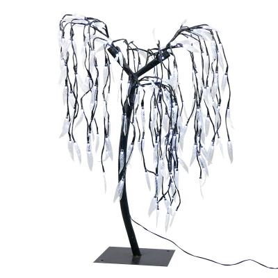 China Artificial Led Decorative Willow Light 70cm Festival Branches Weeping Dry Willow Light for sale