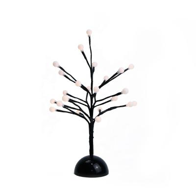 China Battery Operated Artificial Battery Tree Light Table Decoration Cherry Blossom Branches Bonsai Flower Tree Lights Lamp for sale