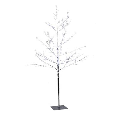 China Wholesale Tree Light Copper Waterproof 120cm Outdoor Led Flower Artificial Branch Wedding Copper Wire Simulate Tree Lights for sale