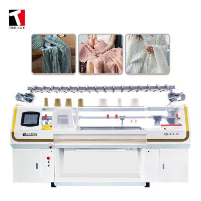 China 52'' Blanket Knitting Machine , 16 Yarn Feeder Auto Knitter Machine for sale