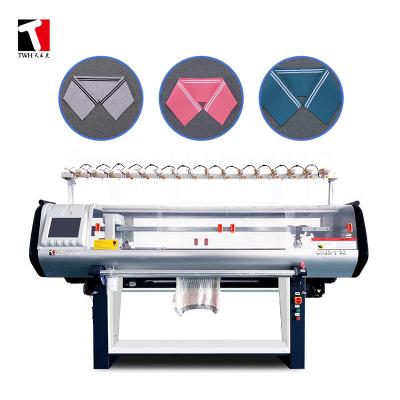 China 100'' Collar Knitting Machines , 12G Computerized Jacquard Flat Knitting Machine for sale