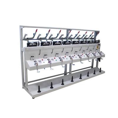 China 8 Heads Yarn Winding Machine , 0.55/0.75kw Electric Yarn Winder 120KG for sale