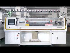 Three-system flat knitting machine