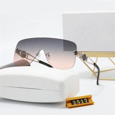 China Fashion Oversized Sunglasses Mens Designer Luxury Sunglasses One Piece Sunglasses Brand With Original Box for sale