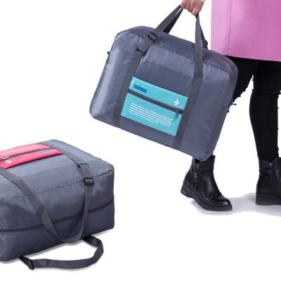 China Fashion Fabric Portable Folding Travel Bag With Light Weight for sale