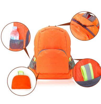 China New Design Polyester Factory Direct Sale Foldable Backpack Travel Bags for sale