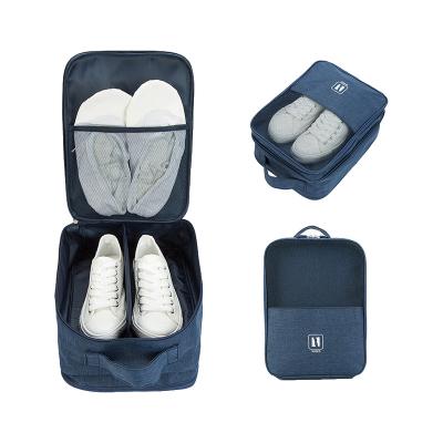 China Polyester Shoe Bags for Travel and Gym, Portable Shoe Storage, Waterproof Shoe Organizer Bag for sale