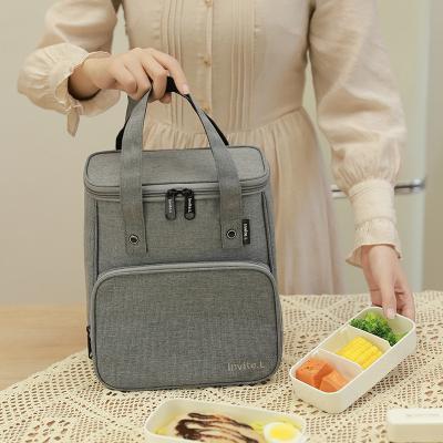 China Wholesale High Quality Insulated Polyester Lunch Cooler Bag Woman Waterproof Insulated Portable Bag for sale