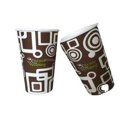 China 12oz Disposable Vending Machine Disposable Paper Cup for sale