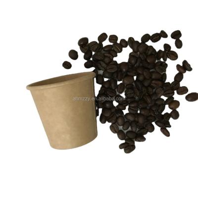 China Craft / Kraft Paper Coffee Disposable Paper Cup 4oz, 120ml, Brown Paper Cup for sale