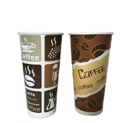 China 22oz Waterproof Cold Drink Paper Cup for sale