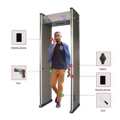 China China 18 Zones Electronic Airport Entrance Walk Through Metal Detector Security Equipment for sale