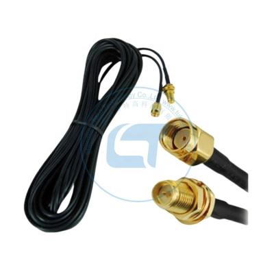 China Wholesale good quality wireless router extender rf cable RP-SMA SMA connector coaxial female cable for wifi router for sale