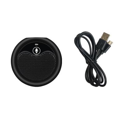 China Economical upgraded USB conference microphone for computer, 360 omnidirectional condenser MIC with mute key, great for video conferencing, for sale