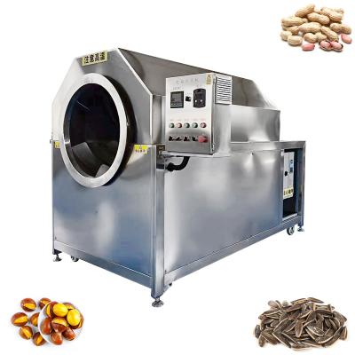 China Stainless Steel Food Cooking Industrial Multifunctional Blender Peanut and Seasoned Cashew Peanut Sesame Seed Roasting Machine for sale