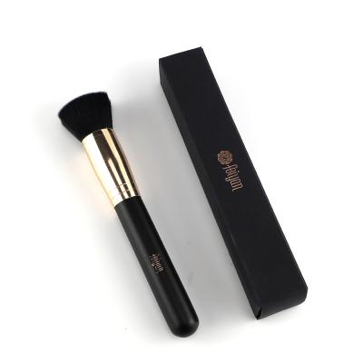 China Single Face Feiyan Makeup Loose Powder Blush Brush Makeup Tools Wooden Handle for sale