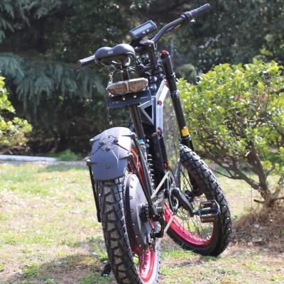 China Steel Powerful Electric Motorcycle 8000w Offroad MTB ebike Electric Bike 8KW for sale