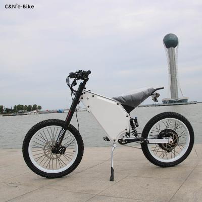 China Aluminum alloy cheap 1500w black electric bikes with motorcycle seat price for sale